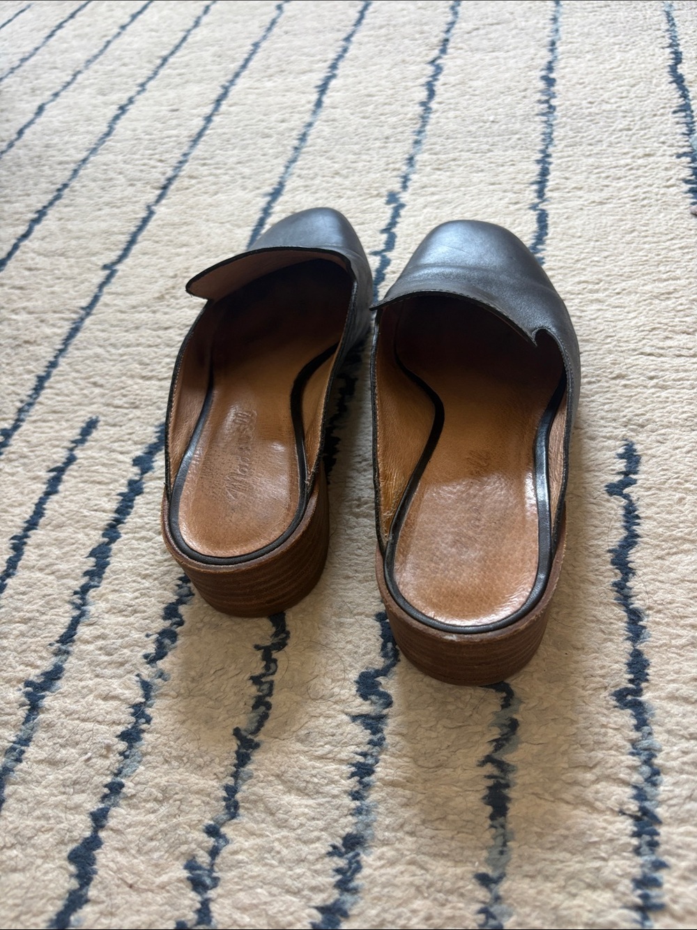 Madewell Black Leather Slip-On Mule - Picture 2 of 4